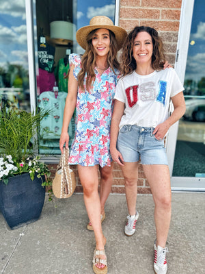 Americana Meets Vacay Flirty Dress