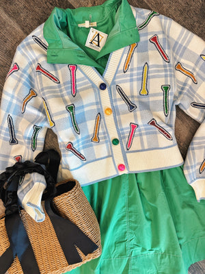 Queen of Sparkles Golf Tee Cardigan
