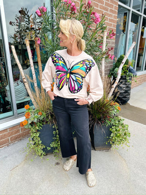 Queen of Sparkles Butterfly Sweatshirt