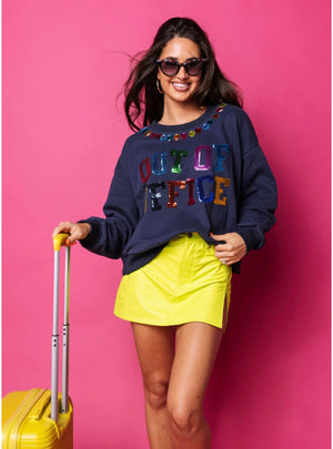 Queen of Sparkles Out of Office Sweatshirt