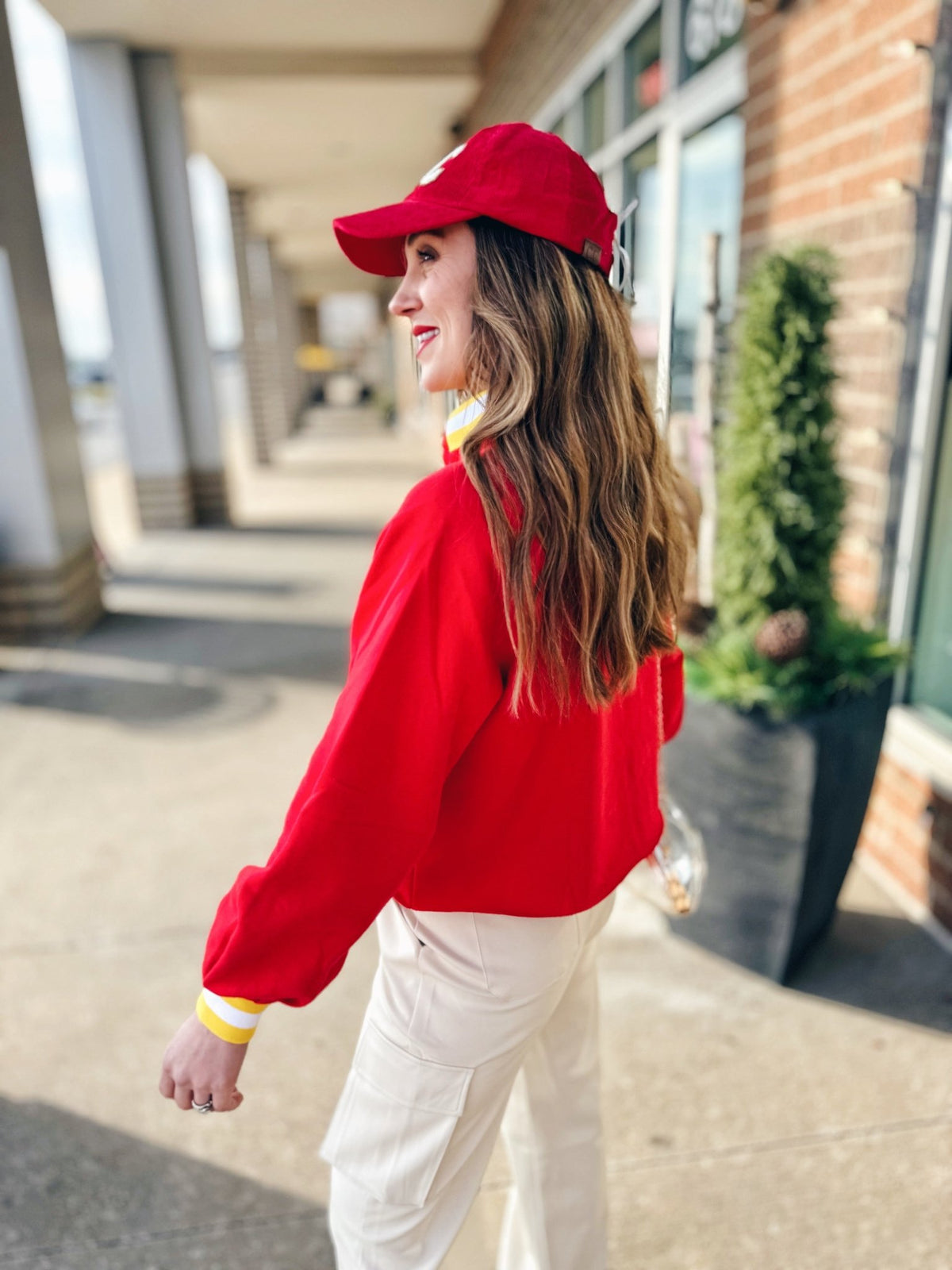 Collared Kansas City Vs. Everyone Sweatshirt Queen of Sparkles x Amelia's - Amelia's Boutique