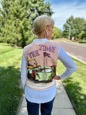 Queen of Sparkles Golf Sweater Vest