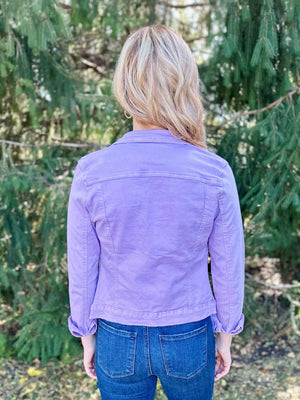 Lavender Denim Jacket