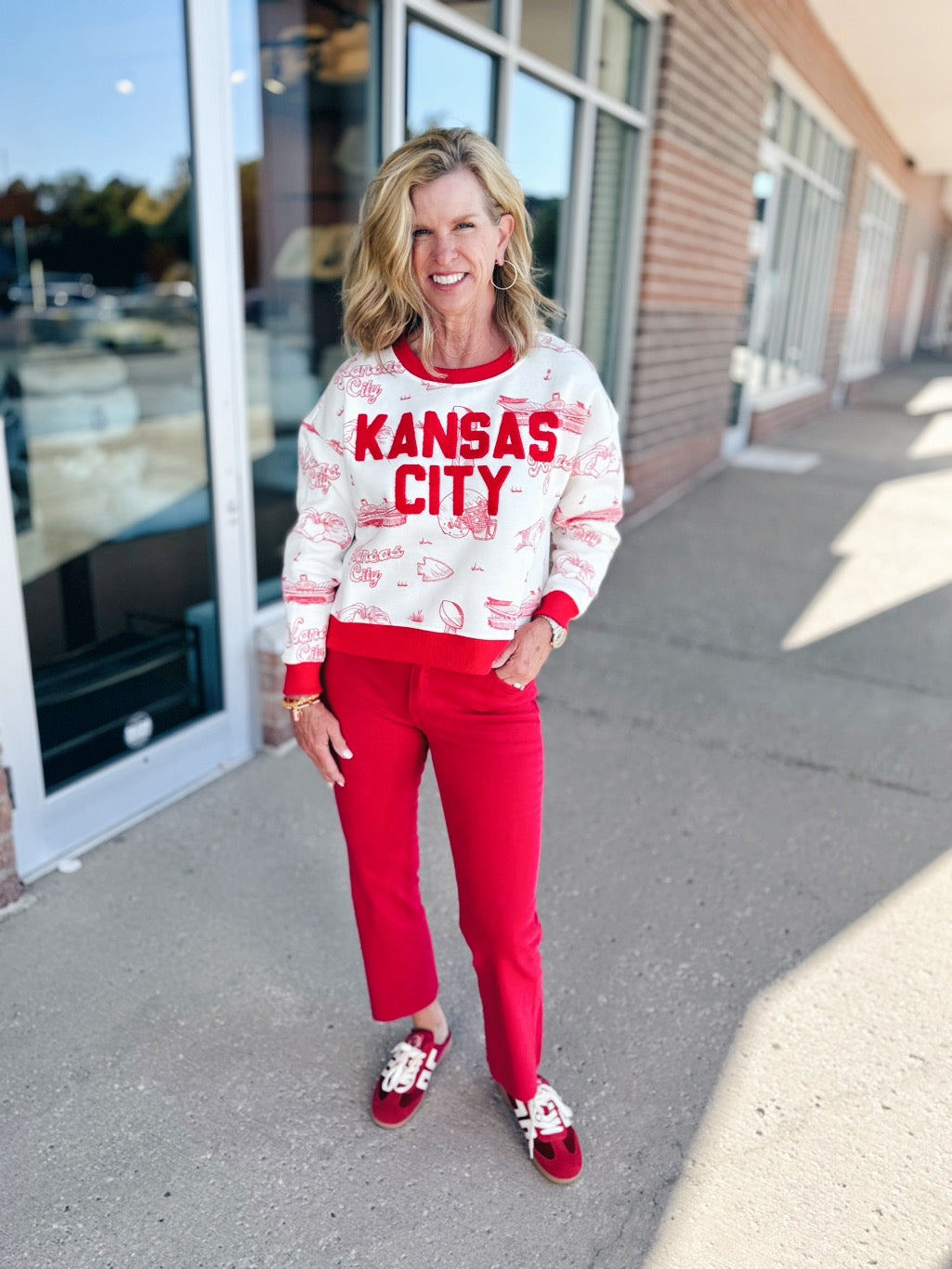 Custom Kansas City Toile Sweater Pullover