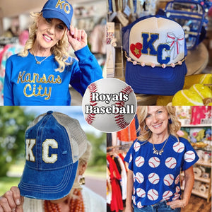 Women's Kansas City Sweatshirt in Blue