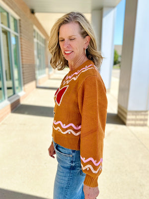 Queen of Sparkles Gingerbread Sweater