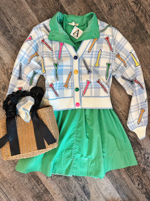 Queen of Sparkles Golf Tee Cardigan