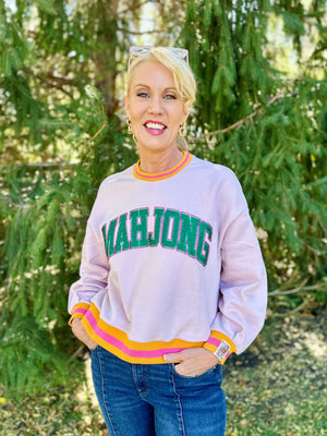 Queen of Sparkles Mahjong Sweatshirt