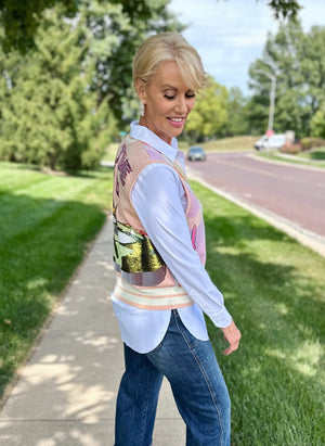 Queen of Sparkles Golf Sweater Vest