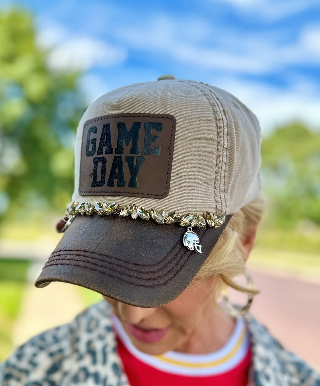 Jeweled Game Day Hat