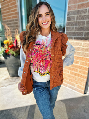 Queen of Sparkles Thanksgiving Turkey Feathers Sweater- last piece
