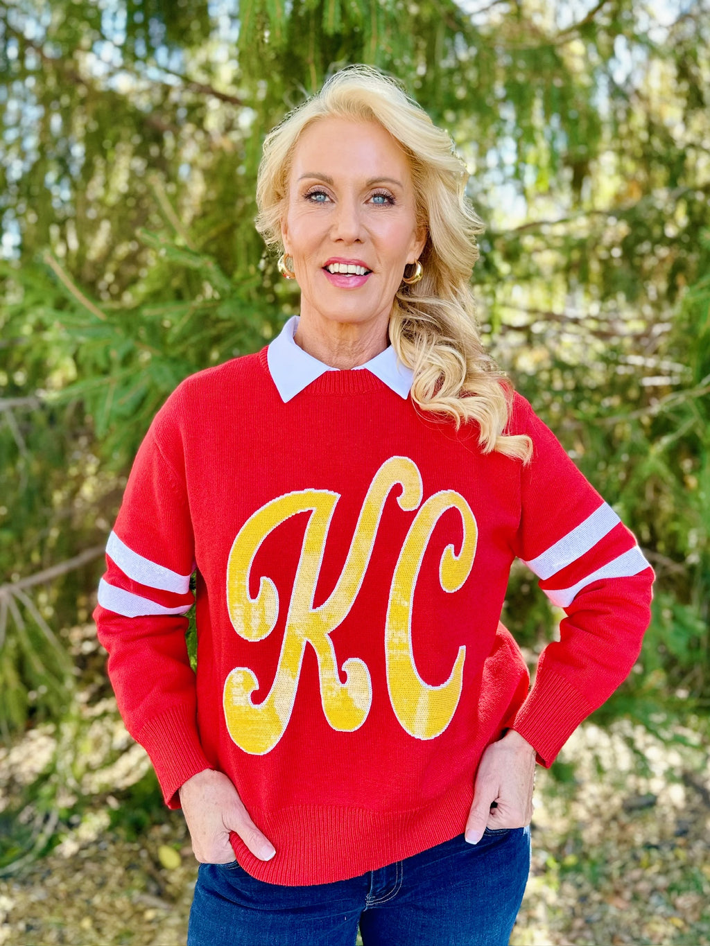 Queen of Sparkles X Amelia's Mega KC Script Sweater