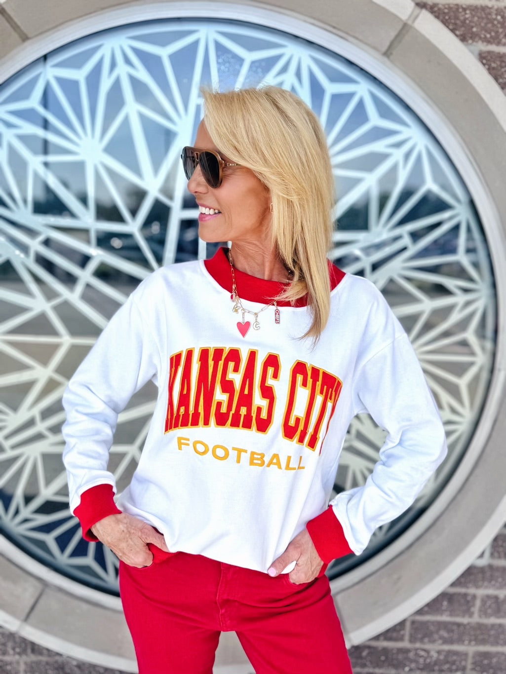 Kansas City Wide Neck Sweatshirt
