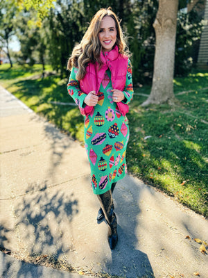 Pink Puffer Vest