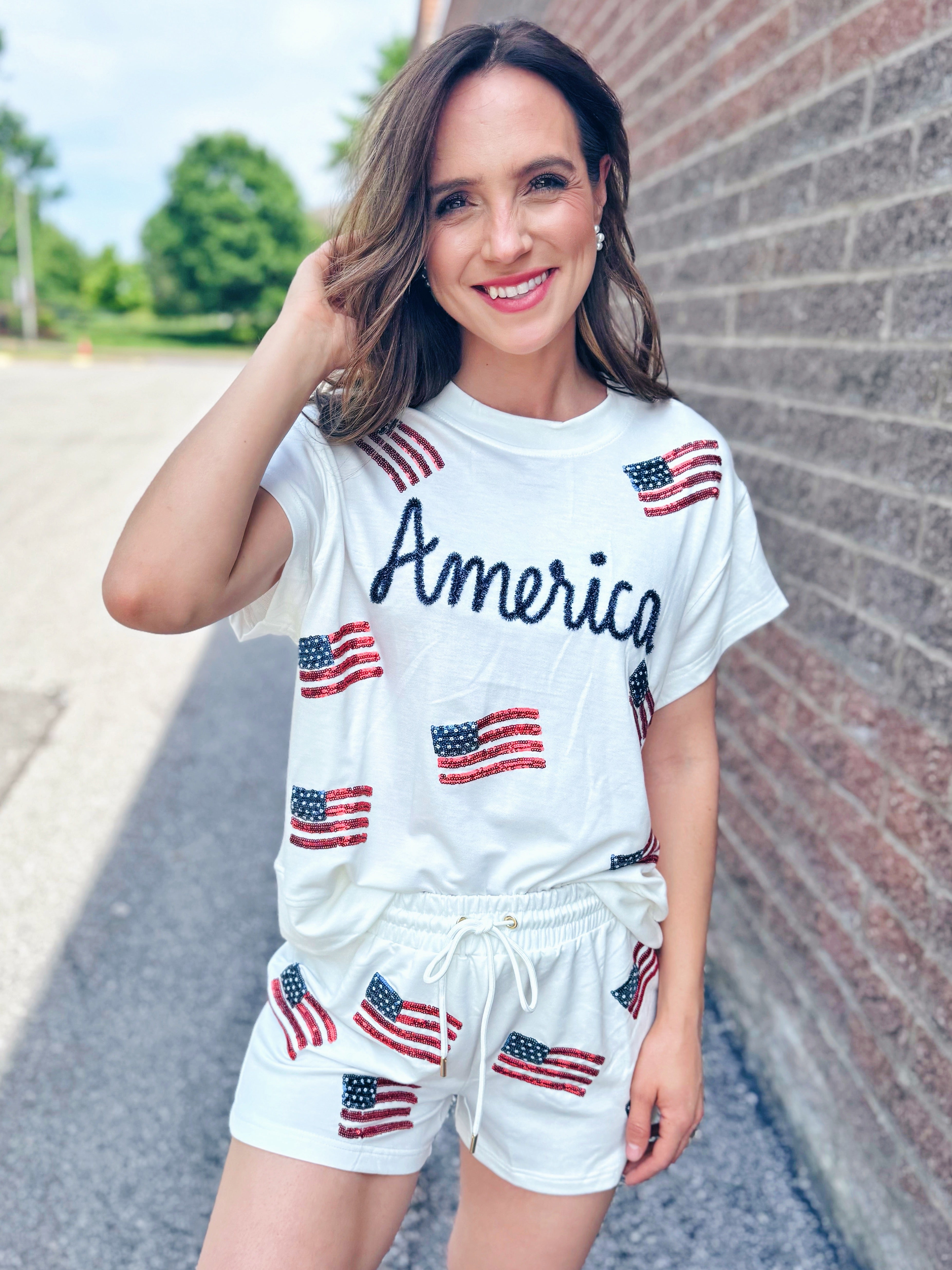 America Super Soft Women’s Set in White