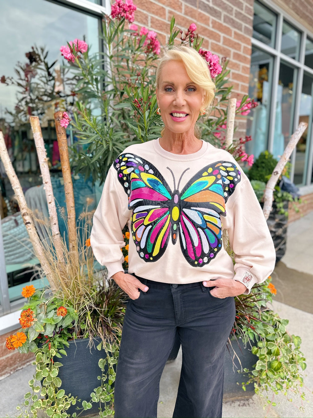 Queen of Sparkles Butterfly Sweatshirt