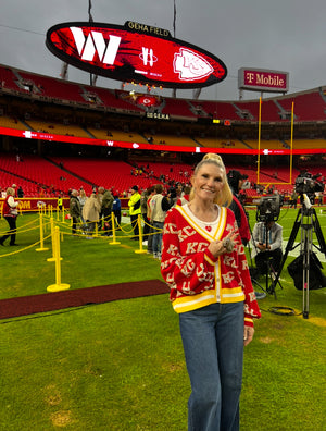 KC All Over Cardigan - Queen of Sparkles x Amelia's Boutique