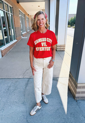 Kansas City vs. Everyone Tee - Queen of Sparkles x Amelia's Collab
