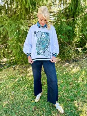 Queen of Sparkles Pickleball Sweatshirt