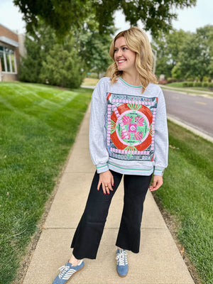 Queen of Sparkles Mahjong Sweatshirt