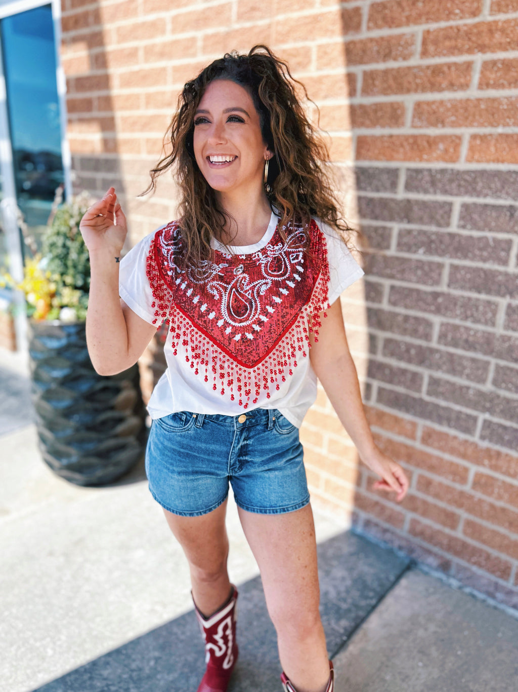 Queen of Sparkles Bandana Tee