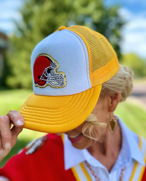 Helmet Patch Trucker Hat