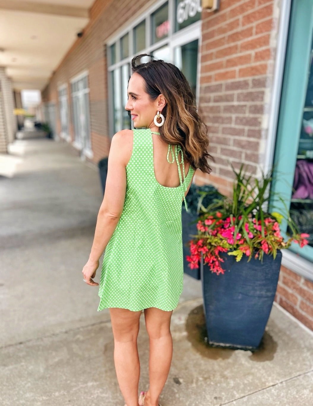 Queen of Sparkles Polka Dot Sequin Crab Dress - Amelia's Boutique