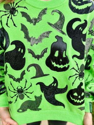 Queen of Sparkles Spooky Icon Sweatshirt