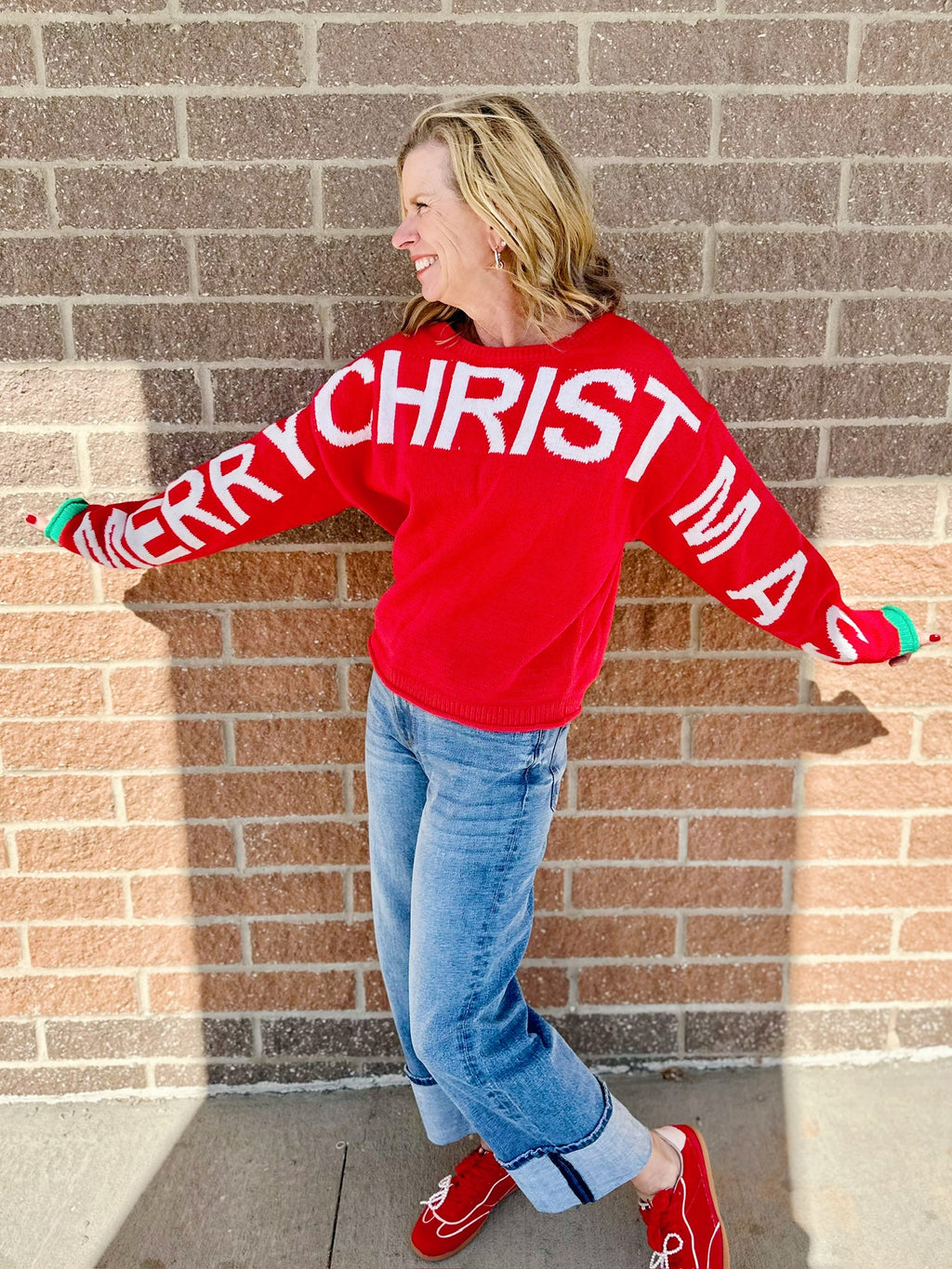 Merry Christmas Knit Sweater
