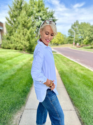 Schiffer Button Down in White