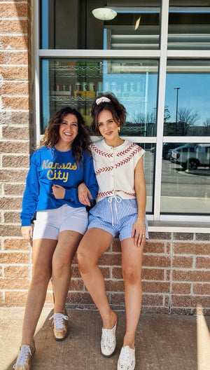 Women's Kansas City Sweatshirt in Blue