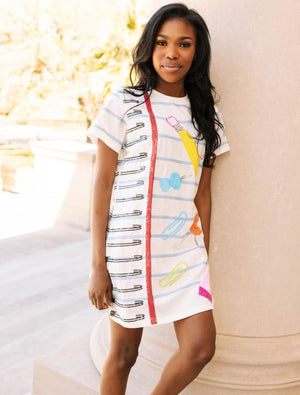 Queen of Sparkles School Supplies Dress