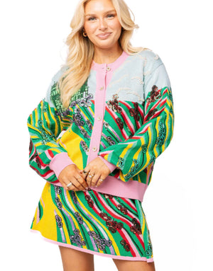 Queen of Sparkles Yellow Brick Road Cardigan