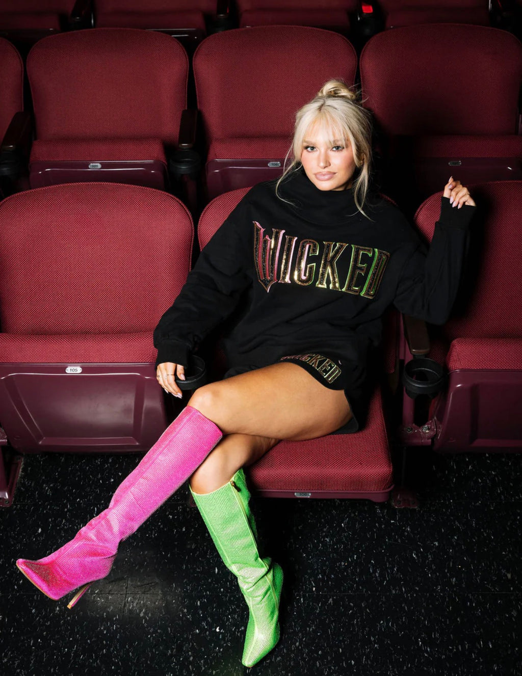 Queen of Sparkles Wicked Logo Sweatshirt