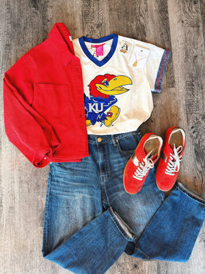 Licensed QOS KU Jayhawk Tee