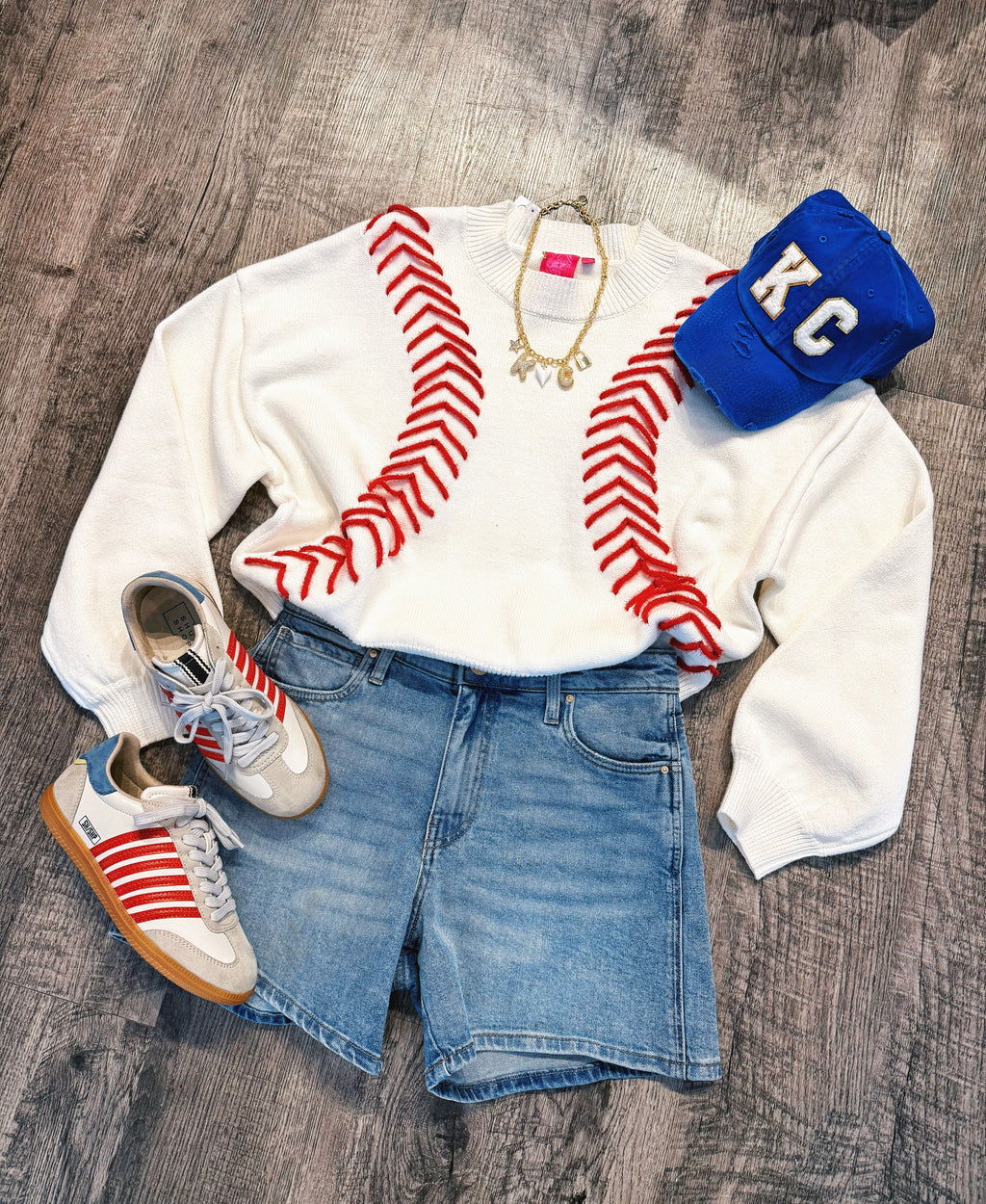 Queen of Sparkles Baseball Sweater