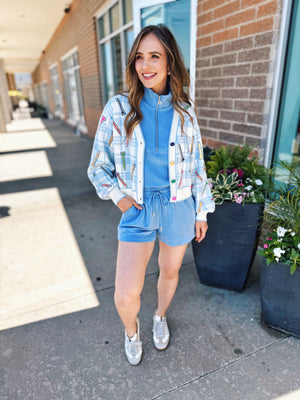 Queen of Sparkles Golf Tee Cardigan