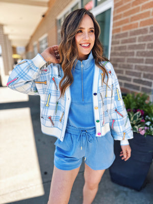 Queen of Sparkles Golf Tee Cardigan