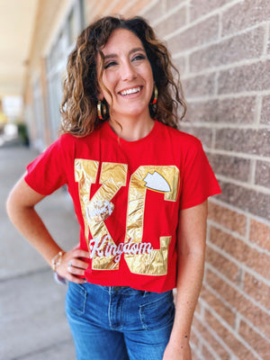 KC Kingdom Tee - Queen of Sparkles X Amelia's Boutique