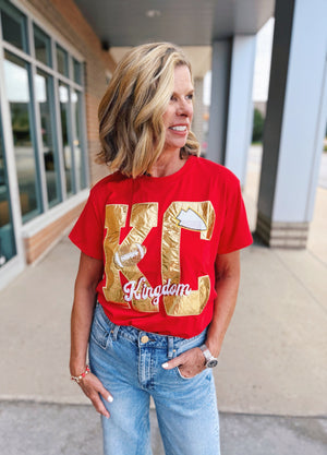 KC Kingdom Tee - Queen of Sparkles X Amelia's Boutique