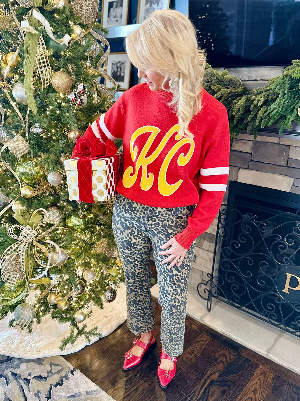 Queen of Sparkles X Amelia's Mega KC Script Sweater