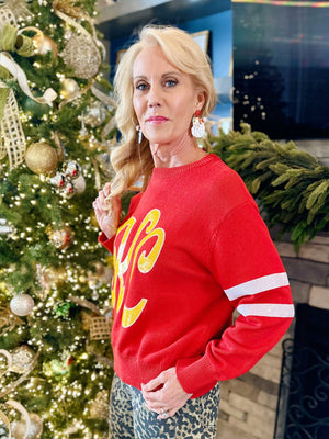 Queen of Sparkles X Amelia's Mega KC Script Sweater