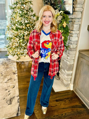 Licensed QOS KU Jayhawk Tee
