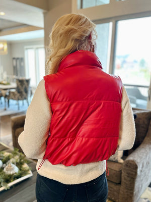 Red Puffer Vest