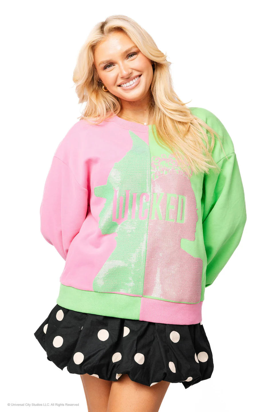 Wicked  Sweatshirt  x Queen of Sparkles Glinda and Elphaba