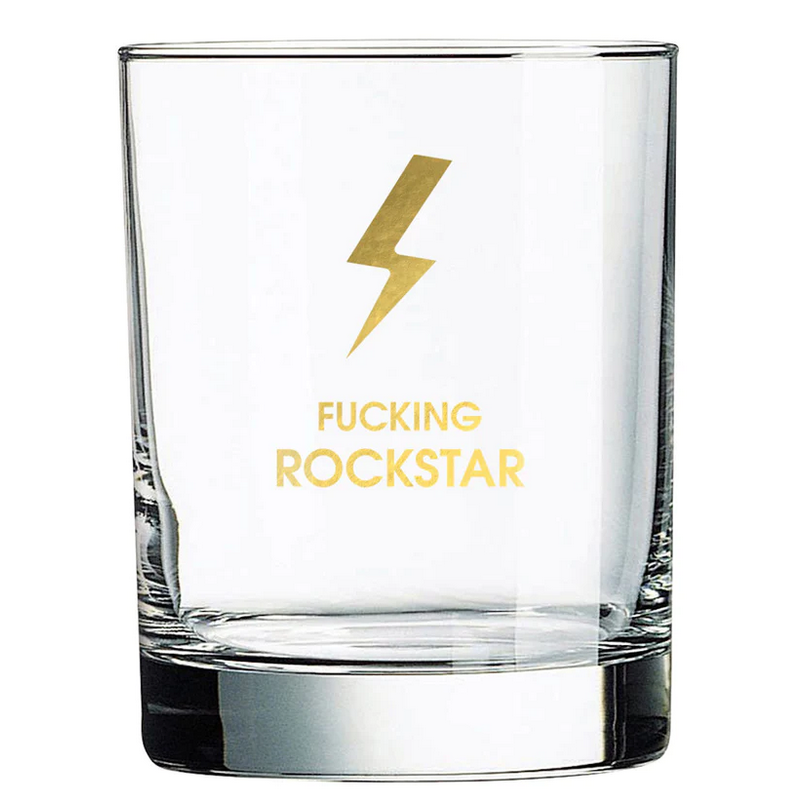 F**king Rockstar Rocks Glass