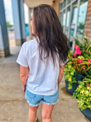 Queen of Sparkles Red, White and Beer Tee