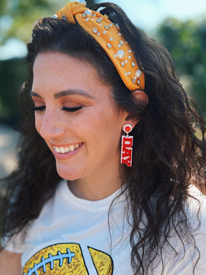 Game Day Acrylic Drop Earrings