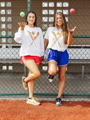 Queen of Sparkles Baseball Sweatshirt