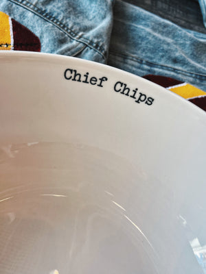 Game Day Ceramic Large Chip Bowl
